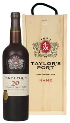 Personalised Taylor's 20 Year Old Tawny Port Gift Set - 75cl