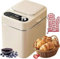 Máquina De Pan Automática, Panificadora De Acero Inoxidable Con Dispensador Automático De Nueces, 26 Funciones Preestablecidas, Temporizador De 13 Horas Y Función De Mantener Caliente De 1 Hora