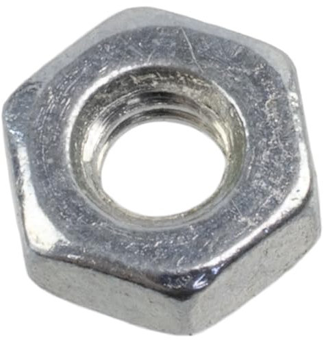 AERZETIX - Set di 120 dadi esagonali M2 con filettatura metrica - acciaio zincato - colore argento - assemblaggi meccanici elettronici progetti fai da te