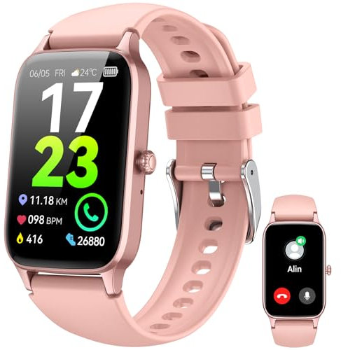 Smart Watch for Men Women, 1.57 Touch Smartwatch Answer/Make Calls, Fitness Watch with Heart Rate Sleep Monitor Step Counter, 110+ Sports Modes Activity Tracker, IP68 Waterproof Watch for Android iOS
