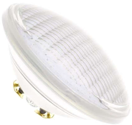 LEDKIA LIGHTING - Bombilla Piscina LED Sumergible | 12V AC/DC | 35W | IP68 | PAR56 | 2900 Lúmenes | Apta para Agua Salada | Fácil Instalación, Blanco Cálido 3000K, 1 Unidad, Vidrio
