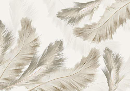 wandmotiv24 Foto mural primavera S 200 x 140 cm - 4 partes Fotografía, papeles pintados no tejidos Beige, blanco, Barun M1859