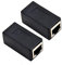 RJ45 Coupler Ethernet Connectors Interface Cat 7 Cat6 Cat5 Cat5e RJ45 8P8C Network Keystone Jack In-Line Coupler Ideal for Extending the Ethernet Cables