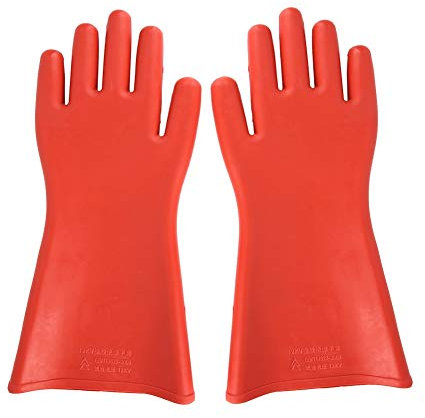 Sonew Isolierhandschuhe, Hochspannungsfeste 12KV Gummi Elektriker Handschuhe, Sicherheit Elektrische Arbeitsschutzhandschuhe
