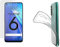 Pack 2 En 1 Funda Gel Transparente + Protector Cristal Templado para Realme 6