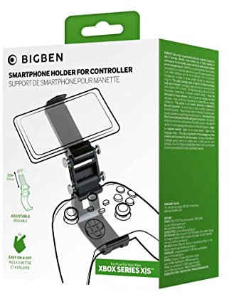 Nacon Support de Smartphone pour Manette Officielle Microsoft. Permet de Jouer aux Jeux Mobiles en utilisant la Manette. Compatible Android/iOS