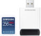 Samsung PRO Plus SD-Karte, 256 GB, UHS-I U3, Full HD & 4K UHD, 160 MB/s Lesen, 120 MB/s Schreiben, Speicherkarte für Spiegelreflexkameras und Systemkameras, Inkl. USB-Kartenleser, MB-SD256KB/WW