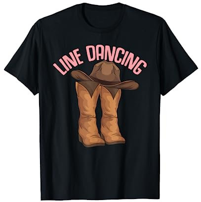 Ballerino Country Cappello Da Cowboy Stivali Line Dance Maglietta