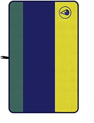 WAVE HAWAII Reisehandtuch 130cm x 80 cm & Strandtuch 180cm x 85 cm | Pampatar, 100% Baumwolle, hochwertige Qualität, robust, Schlaufe, leicht, Strand, Urlaub, Outdoor, Camping, Vanlife, Festival