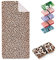 Fit-Flip Strandtuch XXL - Mikrofaser Badetuch - Strandtücher leicht und schnelltrocknend - 100% recyceltes Mikrofaser Handtuch - Strandhandtuch zum Baden (Leo 200x90cm)