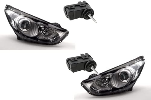 Johns, Scheinwerfer passend für Hyundai iX35 01/10-09/13 H7 Links Rechts mit Stellmotor