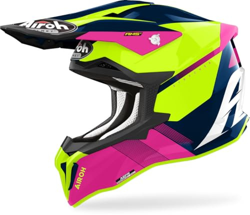 airoh STRYCKER BLAZER BLUE/PINK GLOSS L