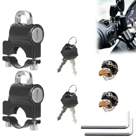 Lucchetto Casco Moto,Casco Moto Serratura,Lucchetto Antifurto Casco Moto,Antifurto Helmet Lock Lucchetto di Sicurezza,Accessori Casco Moto,Antifurto Casco Moto Gancio Casco Moto Blocca Casco