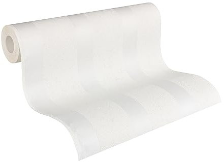 Architects Paper überstreichbare Vliestapete Pigment Classic Tapete 10,05 m x 0,53 m weiß Made in Germany 957115 9571-15