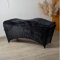 Untitled Wave Matratze (Curved Topper) mit Memory Foam, Liegenbezug, Set 190x70 cm für Kosmetikliege, Massageliege, für Wimpernverlängerungen, PMU - schwarz
