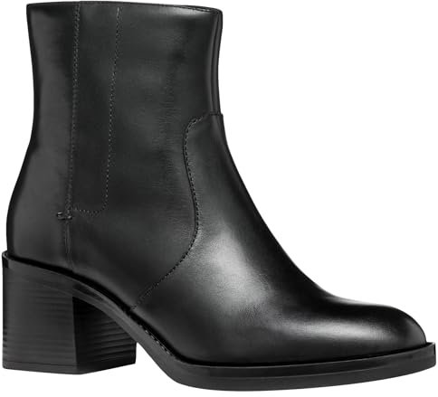 Geox D Serilda 60 E, Stivale alla Caviglia Donna, Nero, 39 EU