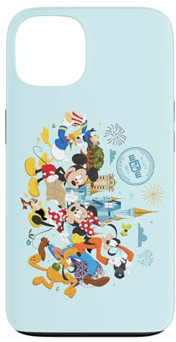 Walt Disney World 50th Anniversary Mickey and Friends Blue Case for iPhone 13