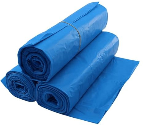 KURTT - Müllsack - 120 Liter - LDPE - Blau - Reinigung - Hygiene - Beutel - Beutel - Müllbeutel - Abfall - Vorteilspackung - 250 Stück