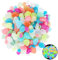 MOGADEE® Leuchtsteine Bunt 300 Stück, Leuchtsteine Garten, Leuchtende Steine garten, Fluoreszierende Steine, Aquariumdeko Leuchtsteine, Kinderzimmer Dekosteine, Gehwege, Rasen, Garten(1cm+2-3cm)