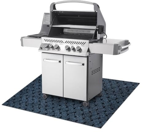 Vectra Grillschutzmatte für Terrasse, draussen - blau 100x180 cm