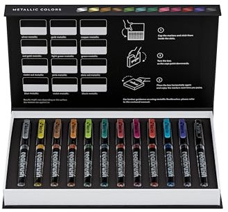 KARIN Realbrush METALLIC – eine Kollektion mit 12 Pinsel in einem exklusiven und schützenden Etui.