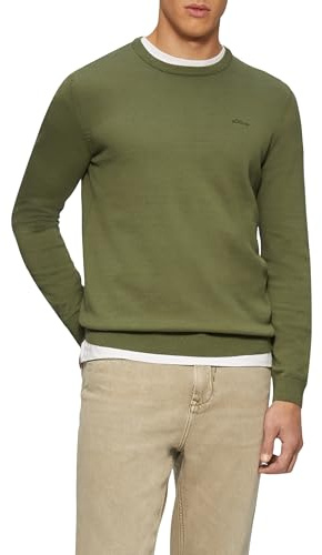 s.Oliver Herren 2156055 Pullover mit Logo-Detail, 7840,XL