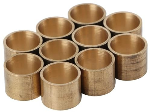 BILMAG Billard Zubehör Messing Ferrule für Queue Spitzen, 9-13mm, 5 STK. (9,5mm)
