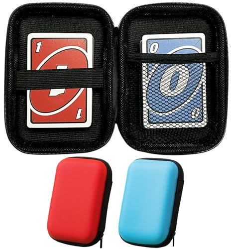 Rdddhur Custodia Carte da Gioco, Custodia, Scatola Porta Carte da Gioco, Borsa Portaoggetti per Giochi di Carte, Scatola Protettiva per Gioco di Carte (2 Pezzi) (carte non incluse)