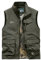 Generisch Herren Weste Winter, Outdoor Mit Taschen Ärmellose Anglerweste Leicht Atmungsaktiv Jacke Jagd Fotografie Camping Winter Multifunktionsweste Angeln Fleeceweste (XXL, Army Green)