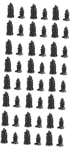 Gatuida 64 Stk Reifenpatch Dichtmittel Für Schlauchlose Reifen Reparaturnägel Für Motorräder Motorradreifen Auto Selbstschneidende Schraube Reifenstopfen Reifenreparatur Gummi Black