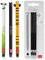 LEGAMI Set mit 3 radierbaren Gelstiften + 3 schwarzen Nachfüllminen, mit thermoempfindlicher Löschtinte, verschiedene Tintenfarben und Stift-designs, 0,7 mm Spitze, Panda-, Katzen- und Bienen-Design