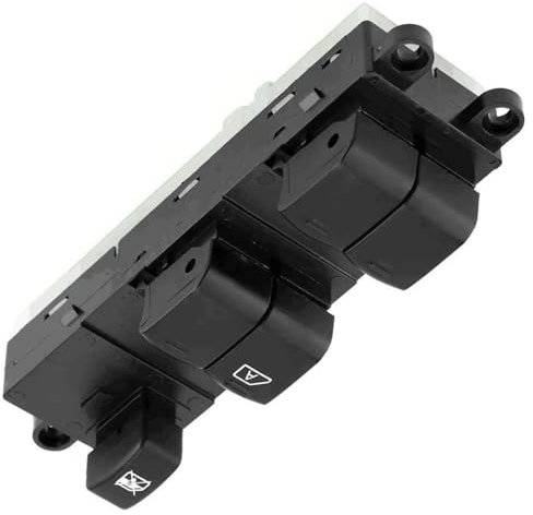 AcarKing Elevalunas automóvil Compatible con Nissan para Qashqai 2006-2013 para Note E12 2013-2015 Elevador De Control De Interruptor De Ventana Eléctrico Delantero Izquierdo 25401-9U12