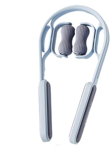 Neck Massage Roller, Massage Neck, Portable Lightweight Tightness Relaxer Trigger Point for Home, Gym, While Traveling, Backs, Legs, Shoulders 9.06x1.77 Inches, 490g, Abs