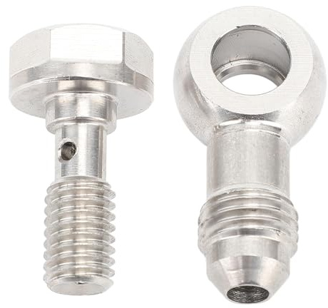 Banjo -Bolzenkit, M8 X 1,25 Mm Bis AN4 Edelstahlschraube mit Unterlegscheibe, Hohe Lagerkapazität für Verschiedene Rohrlinienverbindungen, Flüssigströmungsregelung und Fördersystem