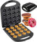 MAWTUJZX Donut Maker Machine, 1400W Donut Maker Machine, Non-stick 16 Holes Electric Doughnut Maker, High Power Maker Rapid Uniform Heating For Delicious Friendly Breakfast, Snacks, Desserts