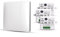 RF433 Kit d'interrupteur sans fil, avec émetteur et contrôleur récepteur, 10 A, 240 V (kit 3 interrupteurs + 3 récepteurs)