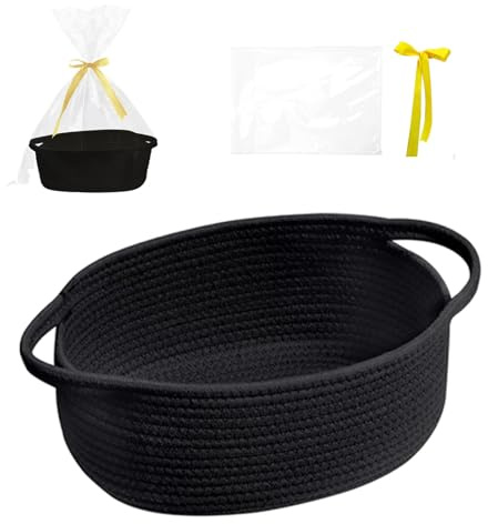 Geschenkkorb Leer, Geflochten Korb für Geschenke mit Geschenktüten und Bändern, Präsentkorb Leer Aufbewahrungskorb für Geburtstag, Hochzeit, Babyparty, Erntedank, Weihnachten