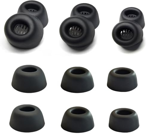 Ear Tips for Google Pixel Buds Pro 2, Replacement Silicone Earbud Tips [S/M/L] with Mesh Noise Isolation Pixel Buds Pro 2 Accessories