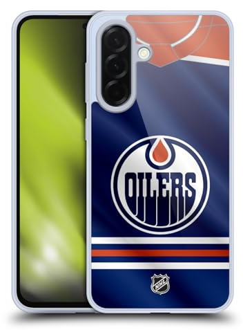 Head Case Designs Offizielle NHL Jersey Edmonton Oilers Gel Handyhülle Hülle [Militärischer Schutzgrad] Kompatibel mit Samsung Galaxy A36 5G
