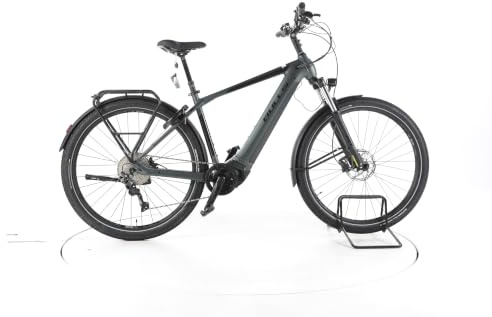 Bulls E Bike Iconic EVO 1 Trekking E-Bike Herren 28 Zoll Elektrofahrrad, 85 Nm 750 Wh, 10 Gänge, Hydraulische Scheibenbremse 178-186 cm grau (Generalüberholt)