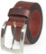 LINDENMANN Leder-Gürtel Herren 40 mm breit, Gürtel Herren Vollrindleder schwarz, Größe/Size:120, Farbe/Color:braun