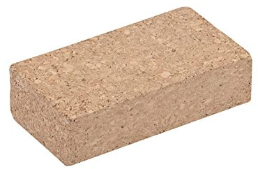 Dapetz ® Cork Sanding Block with Rounded Edges 110 x 60 x 30mm Cork Sanding Block/Cork Hand Sanding Block as a Holder for Sandpaper, Emery Paper, Abrasive Paper
