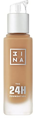 3INA MAKEUP - The 24H Foundation 657 - Kaltbraun Foundation mit Unterton Neutral/Gelb - Foundation Hauttonanpassend - 24H Langlebige Formel Wasserdichte Foundation - Vegan - Cruelty Free