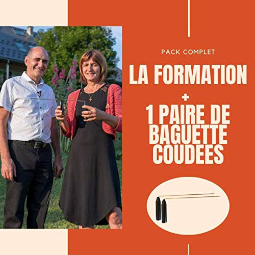 Initiation au maniement des baguettes coudées de sourcier (Formation en ligne) Nouvelle édition enrichie +1paire de baguettes incluse. Pédagogie innovante. Accessible à tous (+ experts) 24/24-7j/7j.