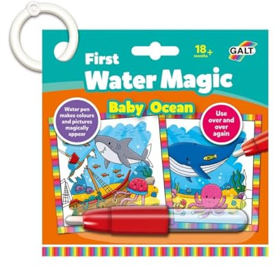 Galt Toys, First Water Magic - Baby Ocean, Kids Colouring Book, Ages 18 Months Plus