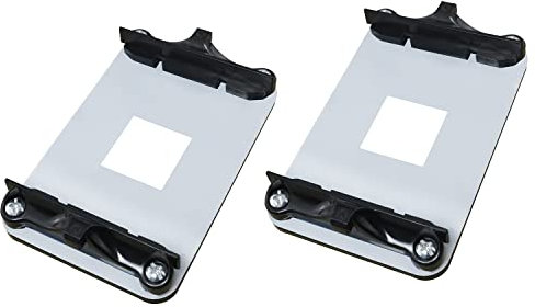 ZZLZX 2 soportes para disipador de calor de CPU, placa base para ventilador de CPU, placa de montaje de refrigeración, soporte de radiador de CPU, placa posterior, para AM4 B350 X370 A320 X470