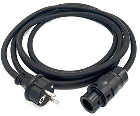 Solarsys® - 20m Netz Anschlusskabel Betteri BC01 auf Schuko Steckdose, AC Kabel mit VDE Zertifikat, für Mikrowechselrichter Hoymiles Deye Envertech NEP Bosswerk TSUN, 20 Meter