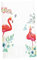 OSALADI Diy Wandkunst Flamingo Wandtattoo Fenster Wandtattoos