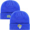NFL Kids Youth 8-20 Offiziell lizenzierte Sideline Sport Knit Cold Weather Cuffed Beanie Mütze, Los Angeles Rams - Blau, Einheitsgröße
