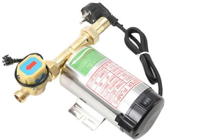 220V 100W Druckerhöhungspumpe Wasserpumpe Zirkulationspumpe Hauswasserwerk Automatisch/manuell Haushalt Booster Pumpe Heizungspumpe für Haus und Garten Warmwasser Umwälzpumpe 16L/min